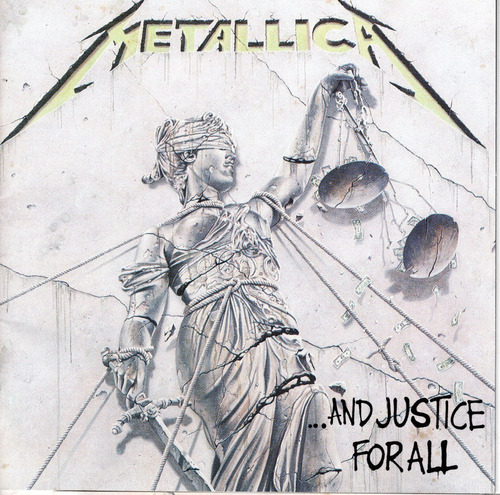 O Metallica Cd And Justice For All Japon 1988 Ricewithduck
