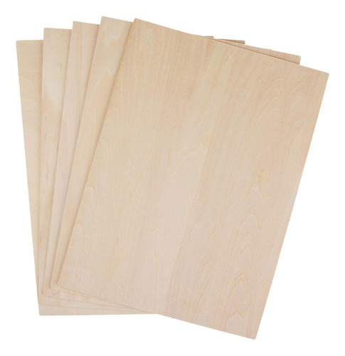 3 X 10x Hojas De Madera Diy Placa De Madera 150mmx100mmx1mm