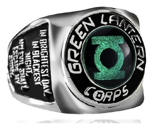 Anillo Green Lantern Corps Linterna Verde Con Juramento 