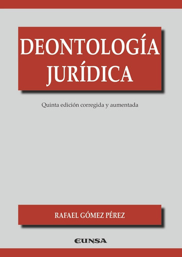 Deontologia Juridica (libro Original)