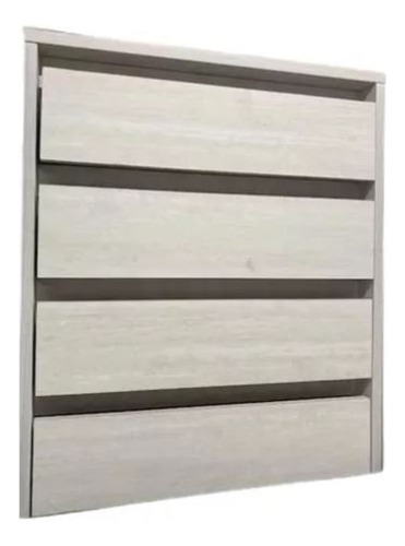 Cajonera Lejaim 4 Cajones Profundos De Melamina Y Guias Metalicas Ideal Para Organizar Y Maximizar El Espacio En Tu Hogar