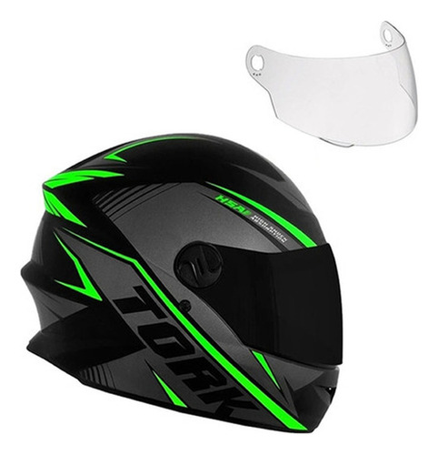 Capacete Fechado R8 Mais Viseira Pro Tork  Cores