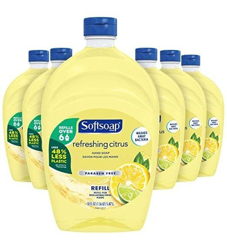 Softsoap Recambio Líquido De Jabón De Manos, Cítricos Re.