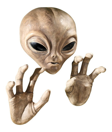 Design Toscano Pd0434 Roswell The Alien Plaque, Individual, 
