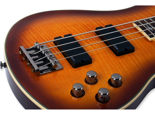 Bajo Eléctrico Schecter Omen Extreme 4 Activo Cuo Color Vintage Sunburst Orientación De La Mano Diestro