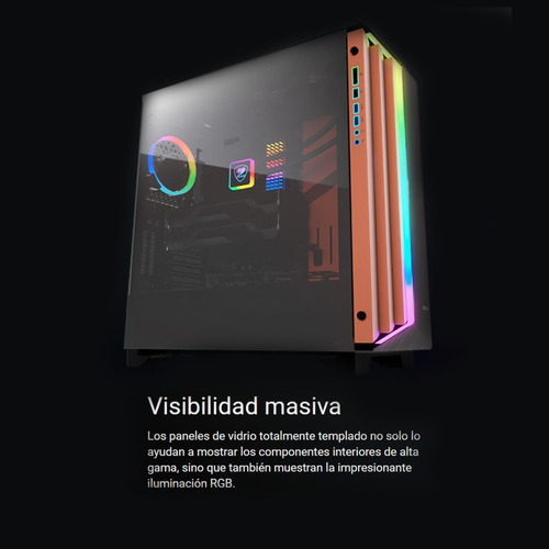 Imagen 5 de 10 de Gabinete Gamer Cougar Darkblader-s Rgb Full Tower