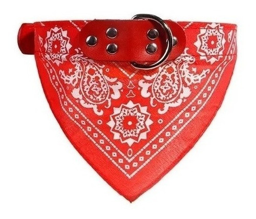 Collar Bandana Mascota Perro 40 Cm Ecocuero Microcentro