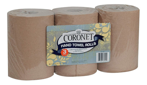 Coronet 621336 - Rollos De Papel Para Toallas De Mano, 1 Cap