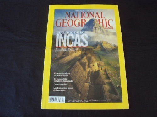 National Geographic (tapa El Genio De Los Incas) 2011