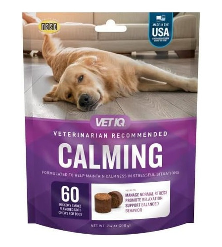 Calmante Mascotas Felices 60 Tabletas Masticables Americano