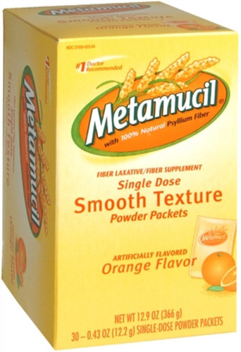 Metamucil La Textura Suave De Naranja De Una Sola Dosis De