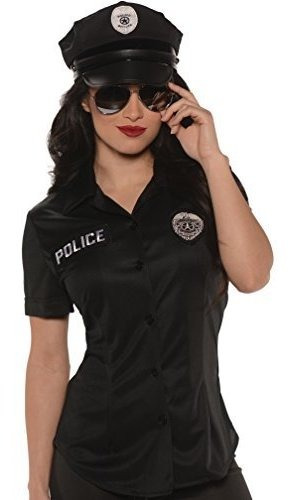 Camisa Ajustada De La Policía De Las Mujeres