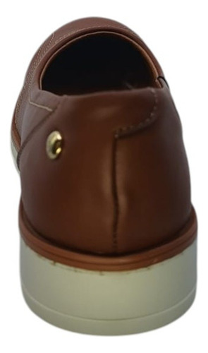 Flats Mujer Piel Cómodos Hush Puppies Hp01829 Cognac / Beige