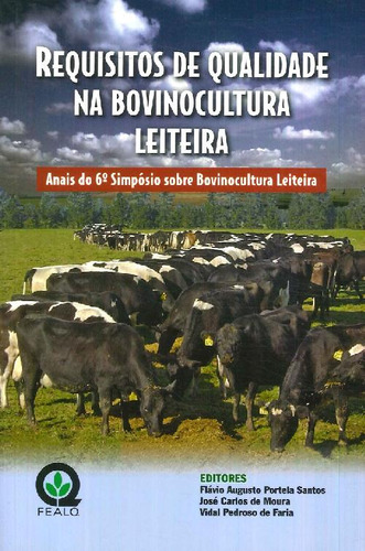 Libro Requisitos De Qualidade Na Bovinocultura Leitera De Fl