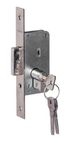 Imagen 2 de 10 de Cerradura De Embutir 84 Con 3 Llaves 25mm Cisa