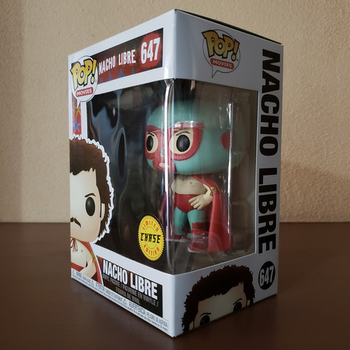 Funko Pop! Movies Nacho Libre #647 Versión Chase Original (Usado)