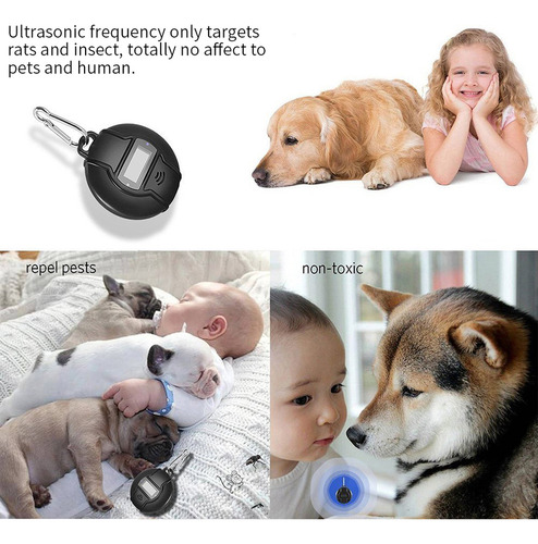 Repelente Ultrasónico Y Antipulgas, Seguro Para Humanos Y Ma