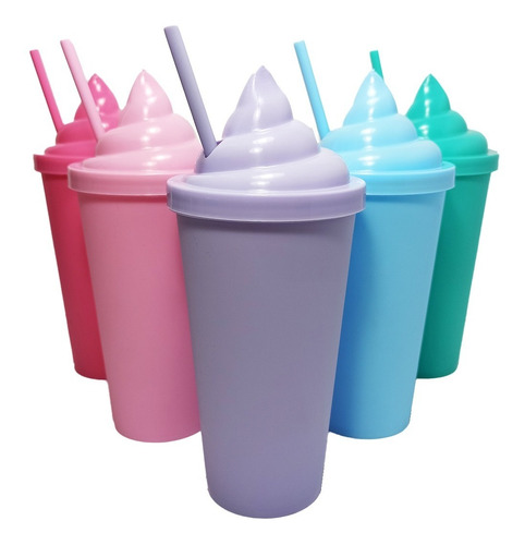 Vasos Milkshake Souvenirs C/ Sorbete Precio Mayorista X 15