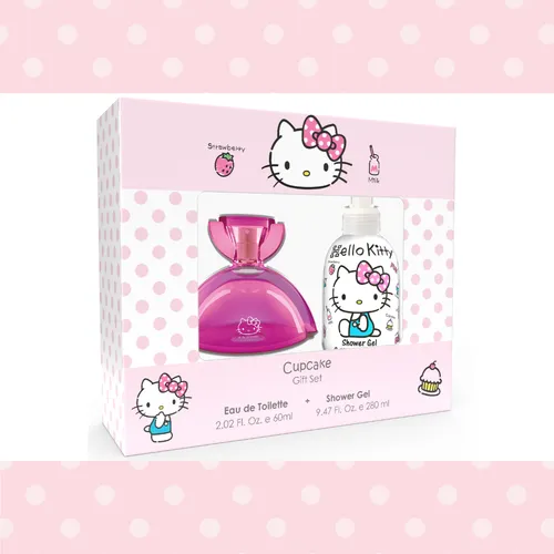 Set Hello Kitty Perfume Cupcake 60 Ml + Shower