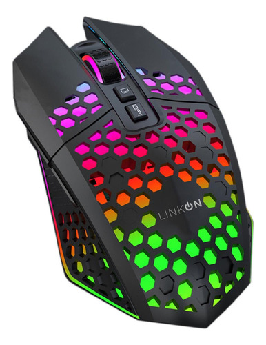 Mouse Gamer Inalambrico Recargable Usb Windows Rgb