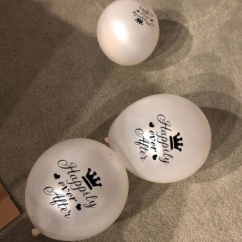 Set De Globos Para Boda Festejo Felices Por Siempre 20 Uds