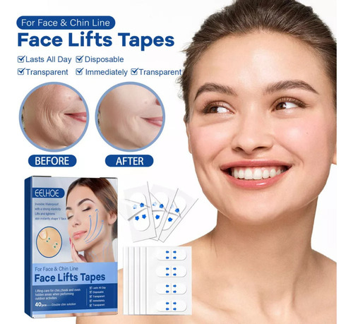 2×parche Estiramiento Facial Tensor For La Línea De La Man
