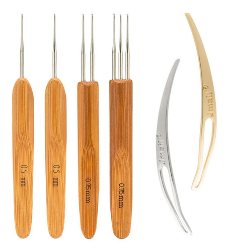7 Ganchos De Ganchillo Para Rastas Para El Cabello, De