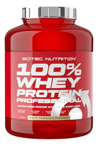 Proteina 100% Whey Profesional 78 Sv Chocolate.blanco Scitec