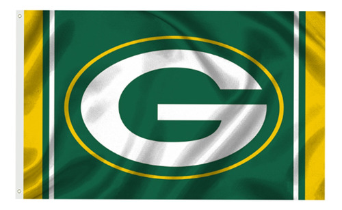 Bandera Nfl Green Bay Packers Futbol Americano 150x90 Cm