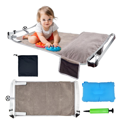 Kit De Viaje Para Niños Cama En Avión Almohada Inflable Exte