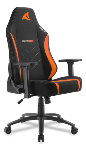 Silla Gamer Sharkoon Skiller Sgs20 Fabric Tela Negra-naranja Color Naranja