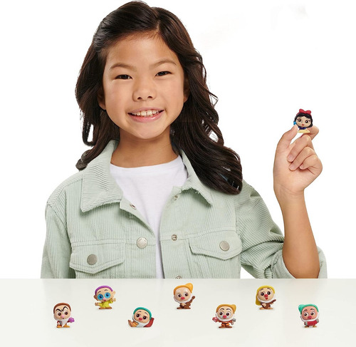 Bonecos Disney Doorables Branca De Neve 7 Anões Com 8 Un