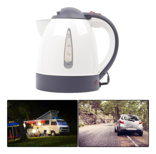 Hervidor Eléctrico Para Coche De 1000 Ml, 12 V/24 V