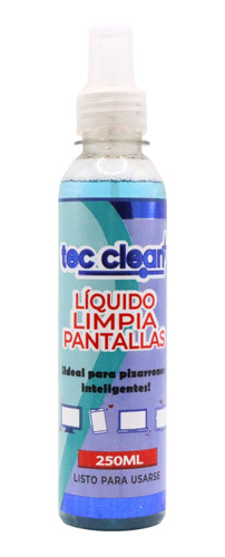 Limpia Pantallas Interactiva Tactil Tec Clean 250ml 