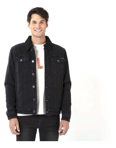 Chaqueta Hombre Denim Ellus Negro