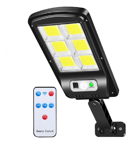 Reflector Led Recargable Con Panel Solar Para Exterior Kq-d0