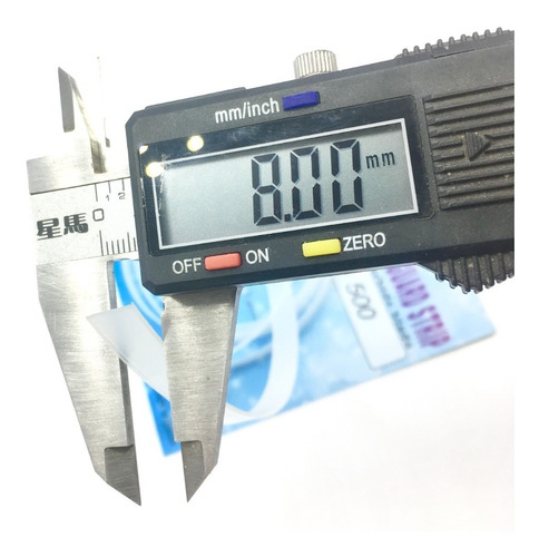 Imagen 3 de 3 de Banda De Nylon Cristal Para Plotter 8mm X 145cm