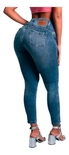 PUSH UP JEANS Pantalones de Mujer Colombianos Levanta Cola Pompis