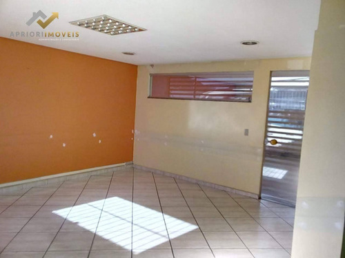 Salão Para Alugar, 383 M² Por R$ 13.900,00/mês - Centro - Santo André/sp - Sl0024