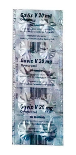 Gaviz V 20 Mg Antiácido Omeprazol Cartela 10 Comprimidos 