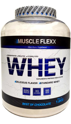Whey Muscle Flexx ( 1.8kg - Chocolate ) - Muscle Flexx