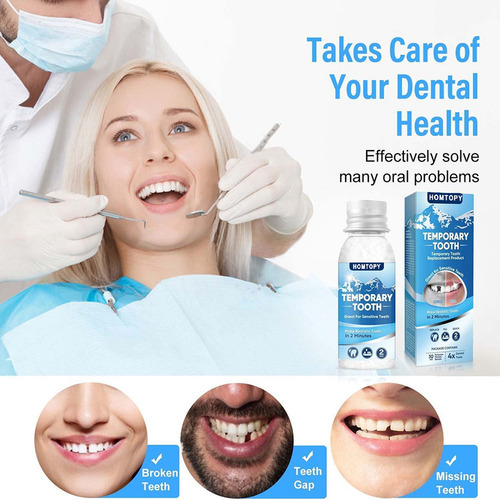 Set De Gel De Dientes Moldeable En D Para Fiestas, Relleno T