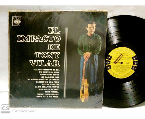 Vinilo Tony Vilar El Impacto Rockabilly 1962 Tedesco Promo!