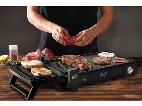 Grill E Sanduicheira 3 Em 1 Antiaderente Black+decker G2200