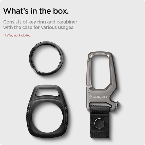 Imagen 7 de 7 de Spigen Rugged Armor Compatible Con Apple Airtag Funda
