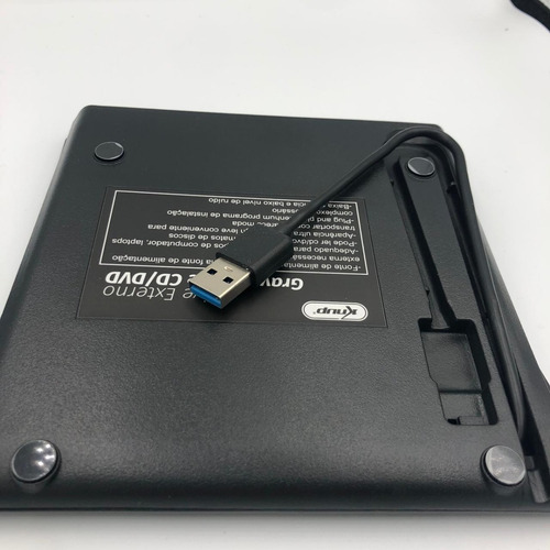 Imagem 8 de 9 de Leitor & Gravador Cd Dvd Drive Externo Usb 3.0 5gbps Slim
