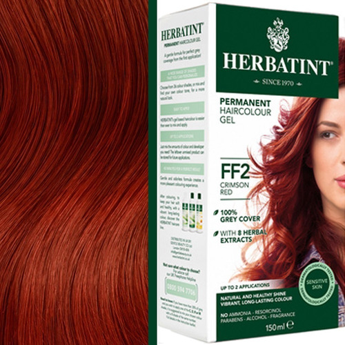 Tintura Permanente Herbatint Ff2 - Rojo Carmesí