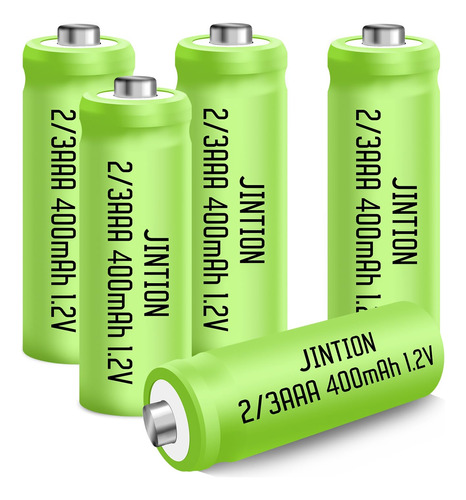 Jintion Bateria Recargable Nimh 2/3aaa 2/3 Aaa De 1.2 V 400