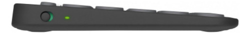 Teclado Logitech Pebble Keys 2 K380s 60% Bluetooth Grafito