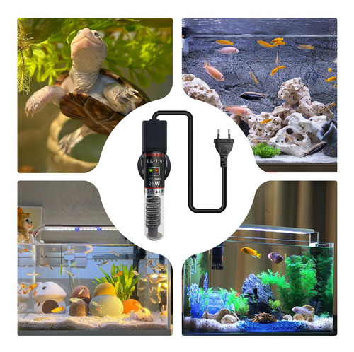 Calentador De Agua Para Peces Varilla Calefactora Para Tanqu